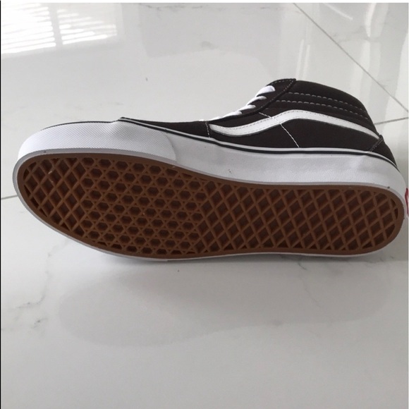 Vans sk8-hi sneaker shoes chocolate torte brown canvas suede - Picture 6 of 8